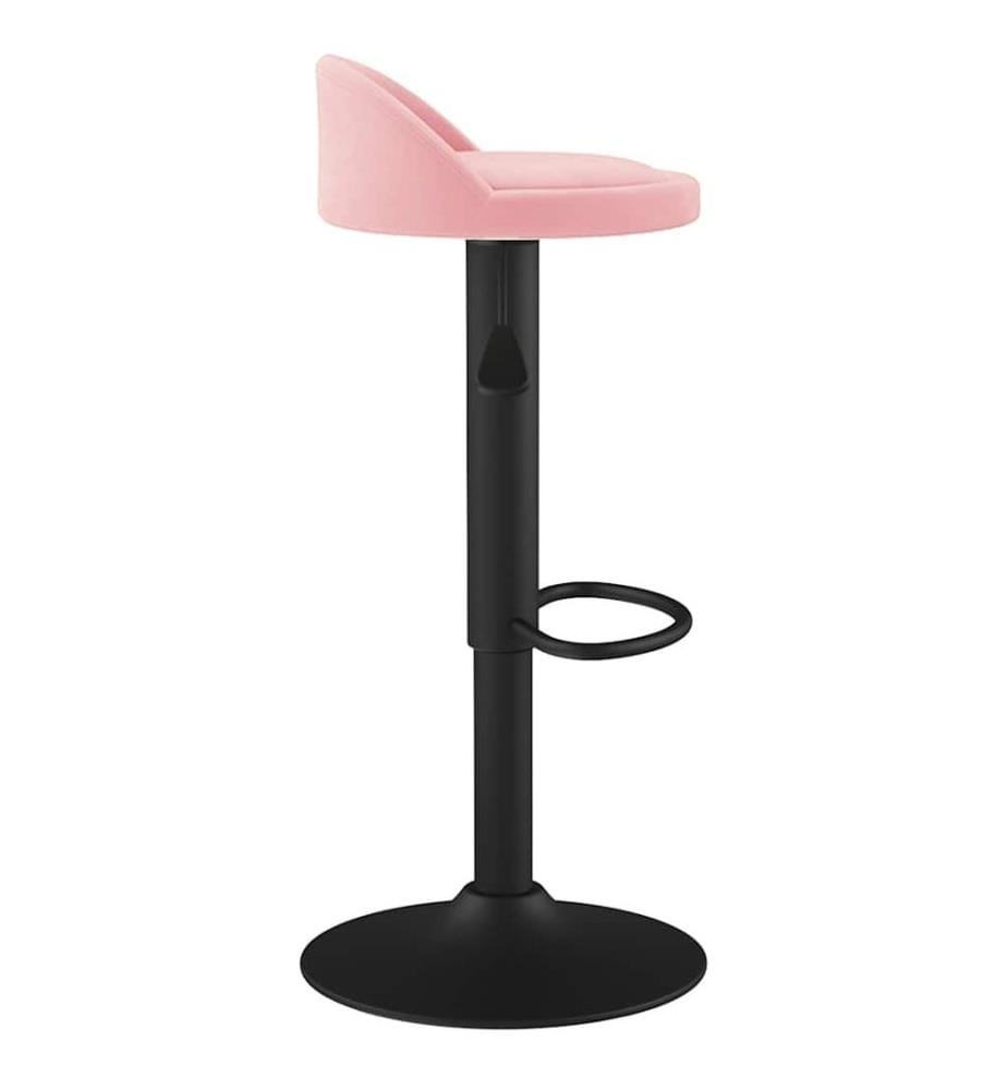 Barhocker Rosa Samt