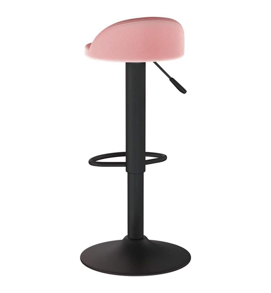 Barhocker Rosa Samt