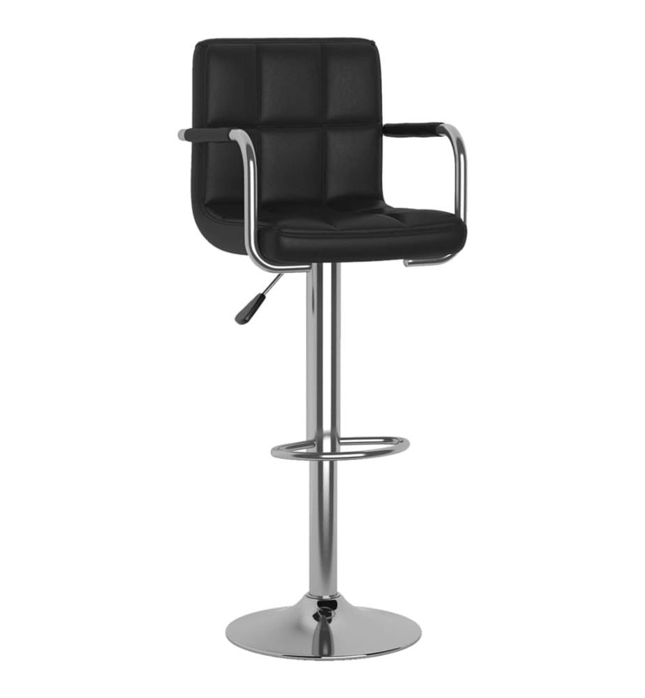 Barhocker 2 Stk. Schwarz Kunstleder