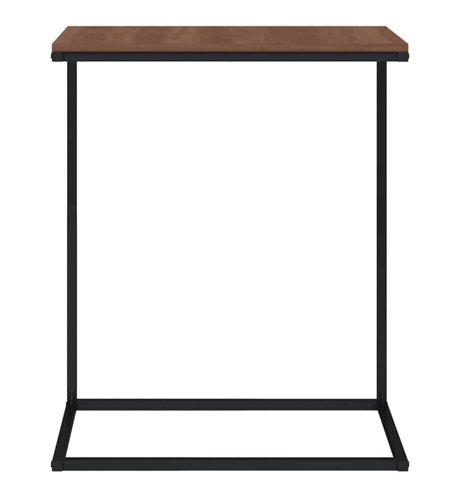 Table d'appoint Noir 55x35x66 cm Bois d'ingénierie