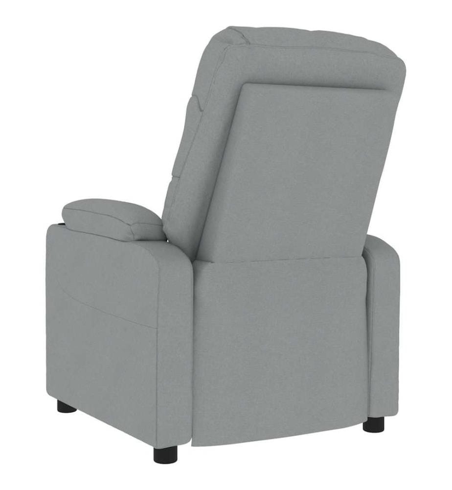 Fauteuil de massage Gris clair Tissu
