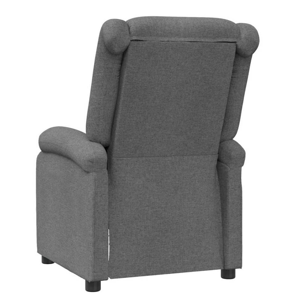Fauteuil inclinable Gris foncé Tissu