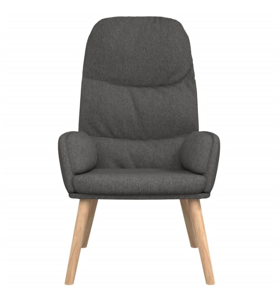 Relaxsessel Dunkelgrau Stoff