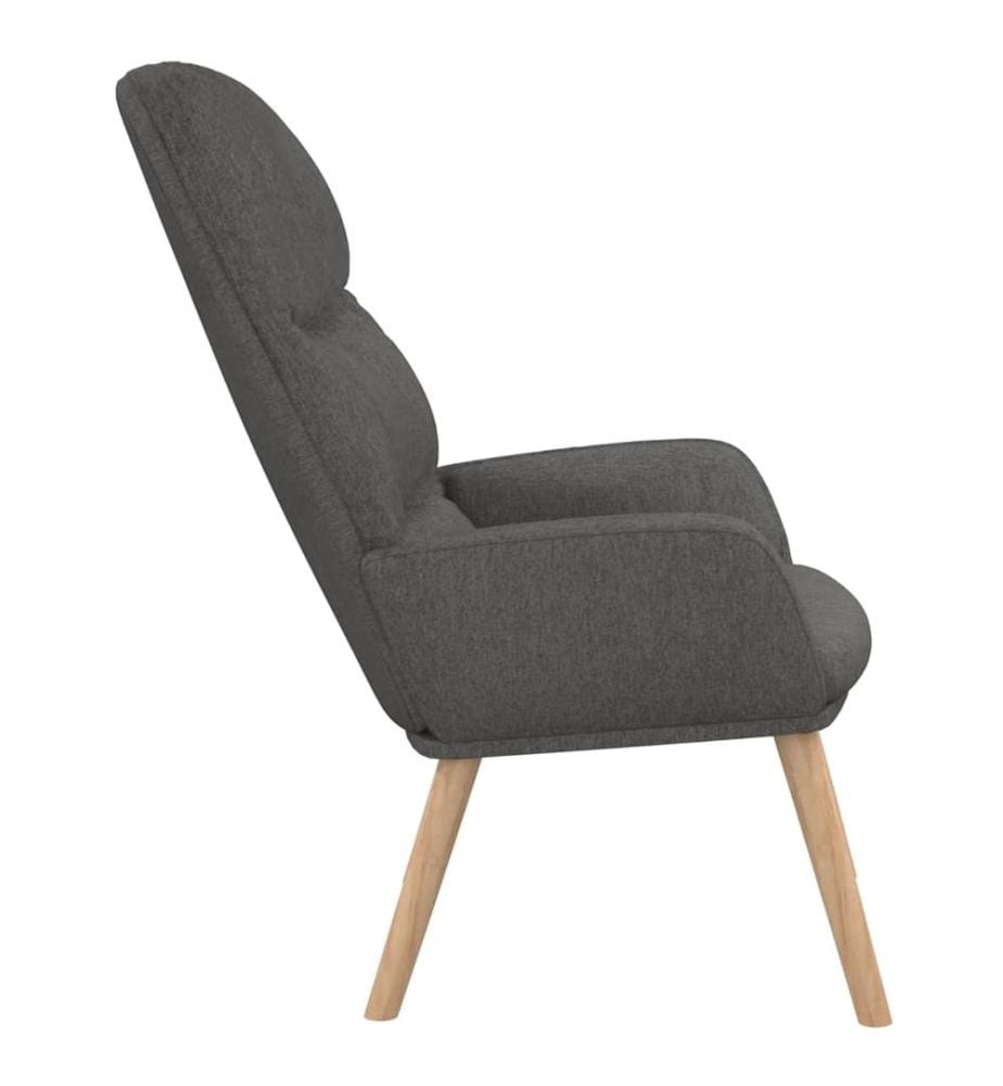 Relaxsessel Dunkelgrau Stoff