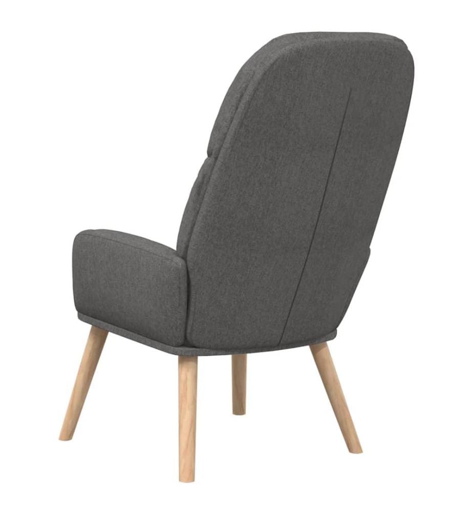 Relaxsessel Dunkelgrau Stoff