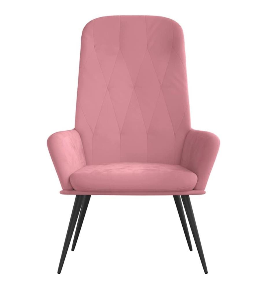 Relaxsessel Rosa Samt