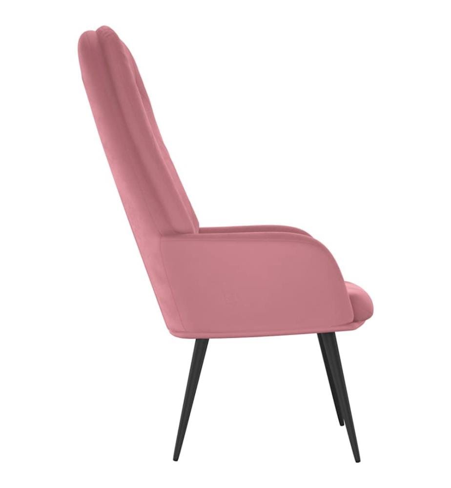 Relaxsessel Rosa Samt