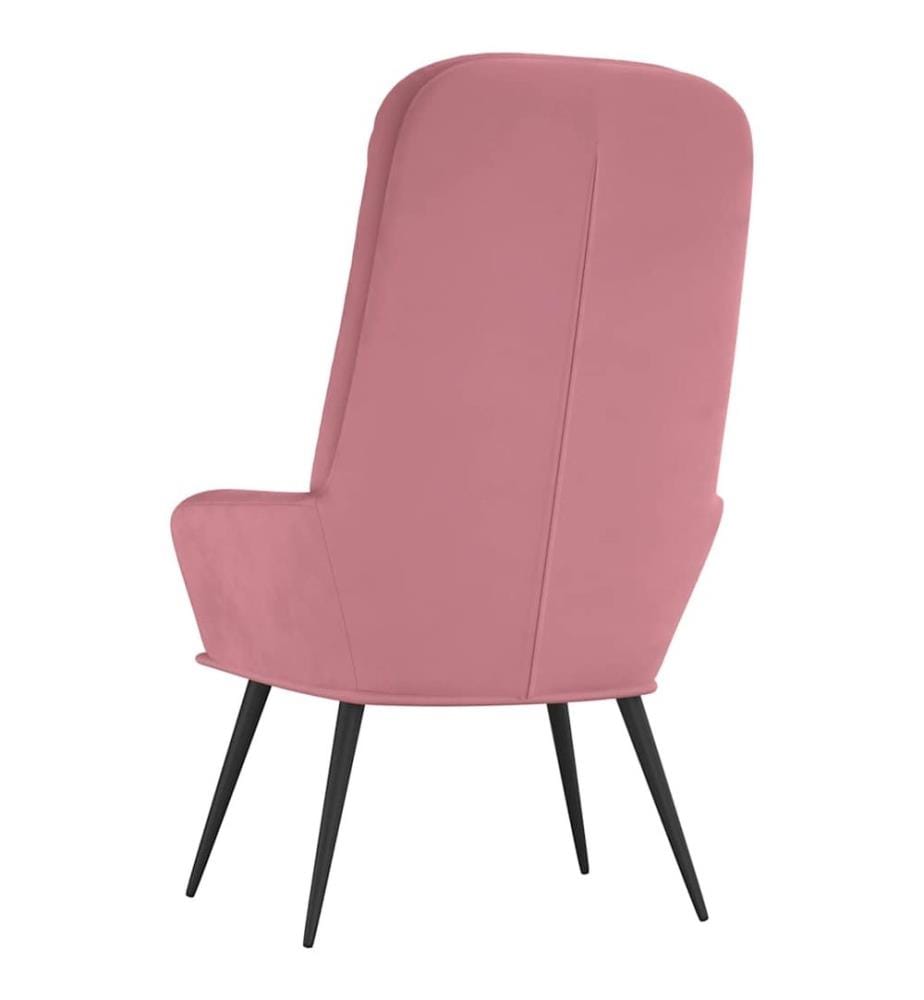 Relaxsessel Rosa Samt