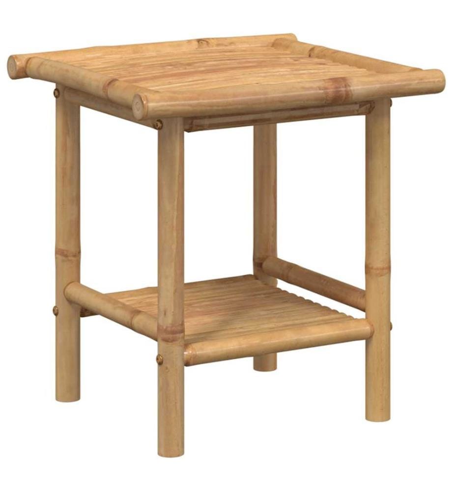 Couchtisch 45x45x45 cm Bambus