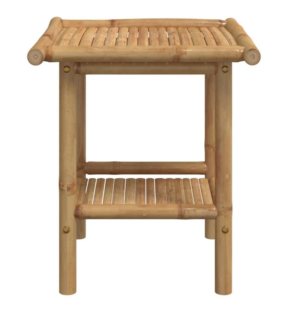 Couchtisch 45x45x45 cm Bambus