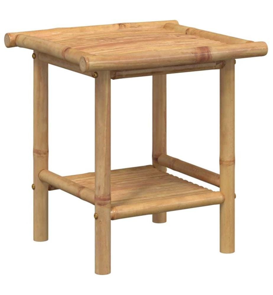 Couchtisch 45x45x45 cm Bambus