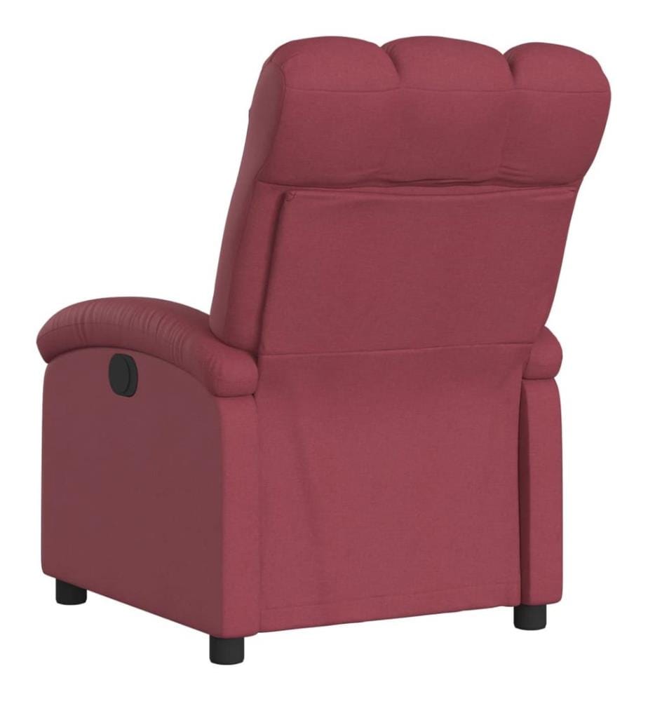 Fauteuil inclinable Rouge bordeaux Tissu