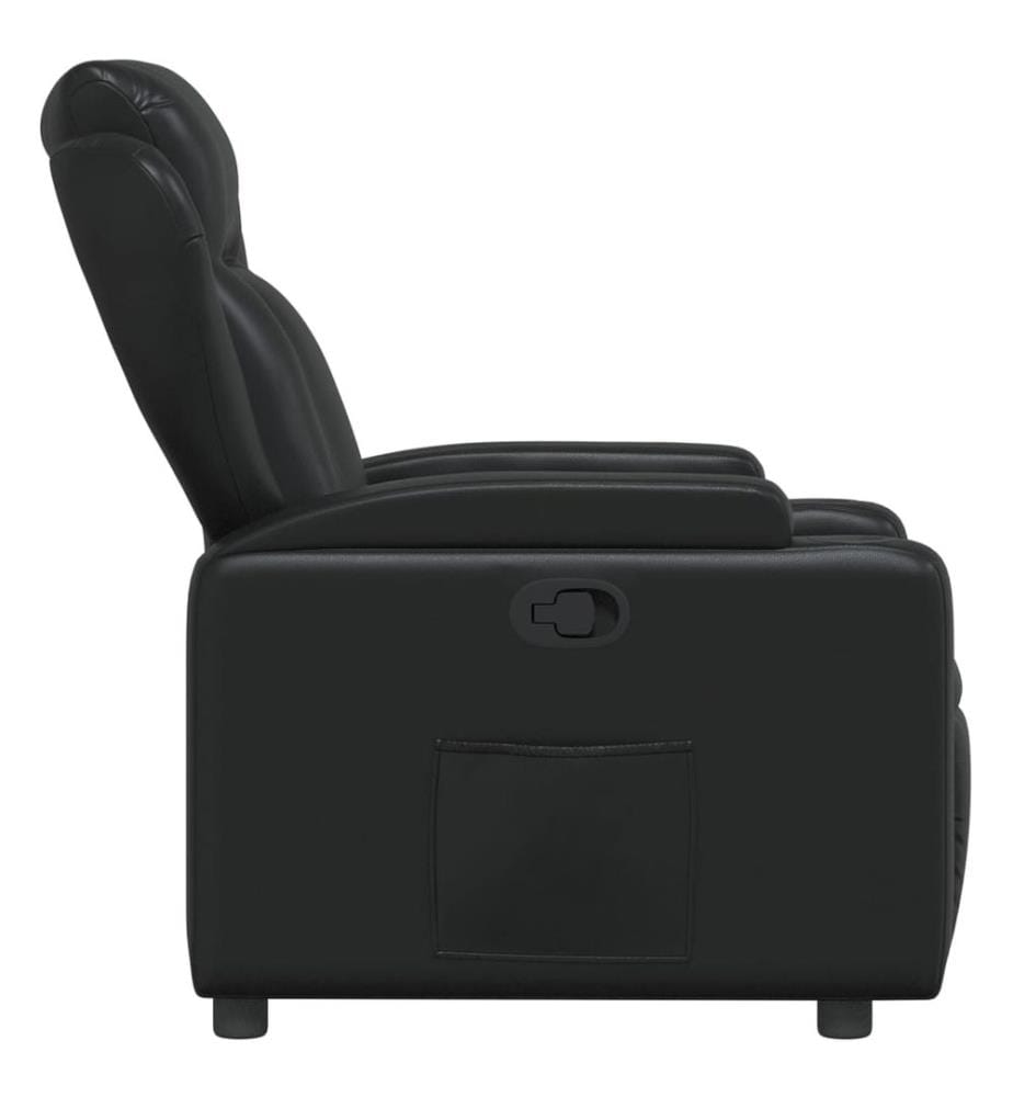 Relaxsessel Schwarz Kunstleder