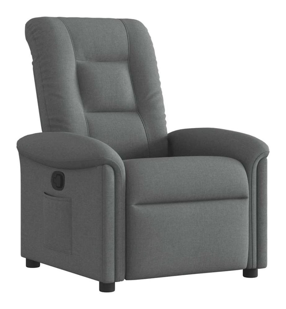 Relaxsessel Dunkelgrau Stoff