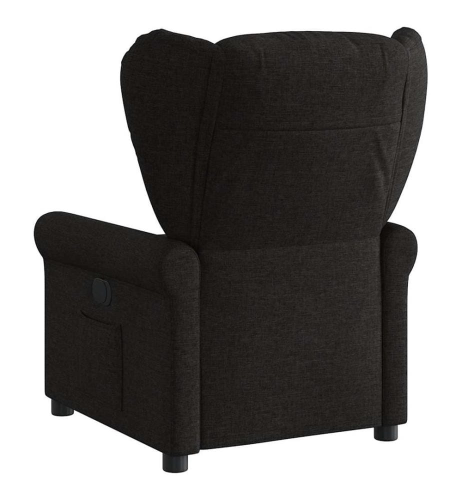Fauteuil inclinable Noir Tissu
