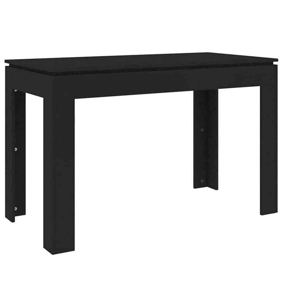 Esstisch Schwarz 120x60x76 cm Holzwerkstoff