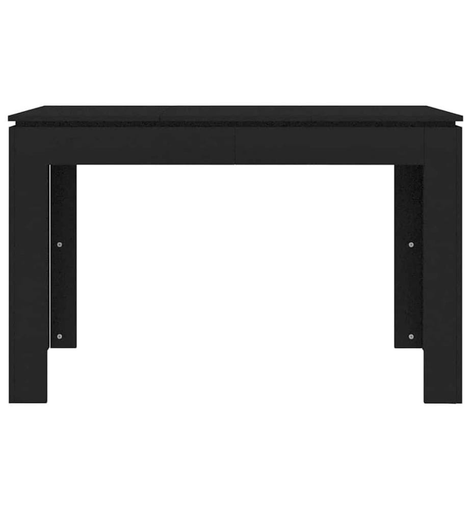 Esstisch Schwarz 120x60x76 cm Holzwerkstoff