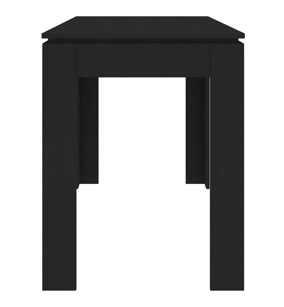 Esstisch Schwarz 120x60x76 cm Holzwerkstoff