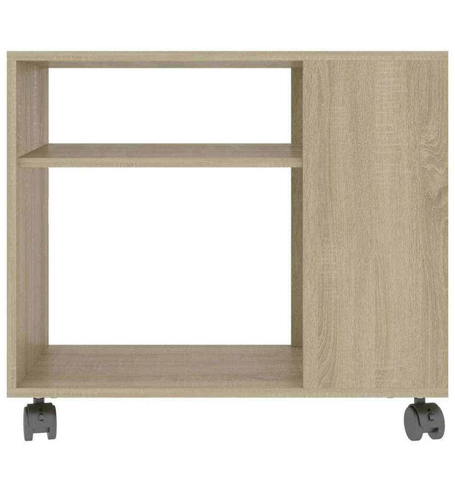 Table d'appoint Chêne sonoma 70x35x55 cm Bois d'ingénierie