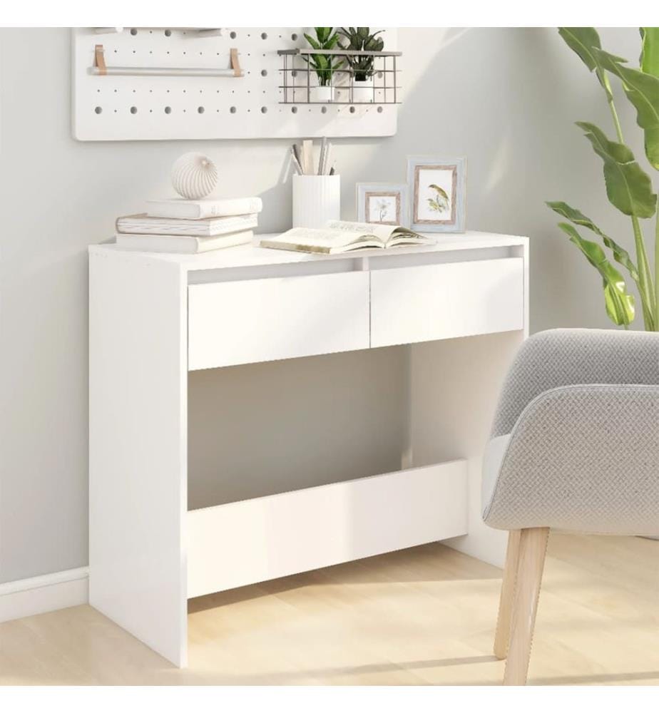 Konsolentisch Weiss 89x41x76,5 cm Holzwerkstoff