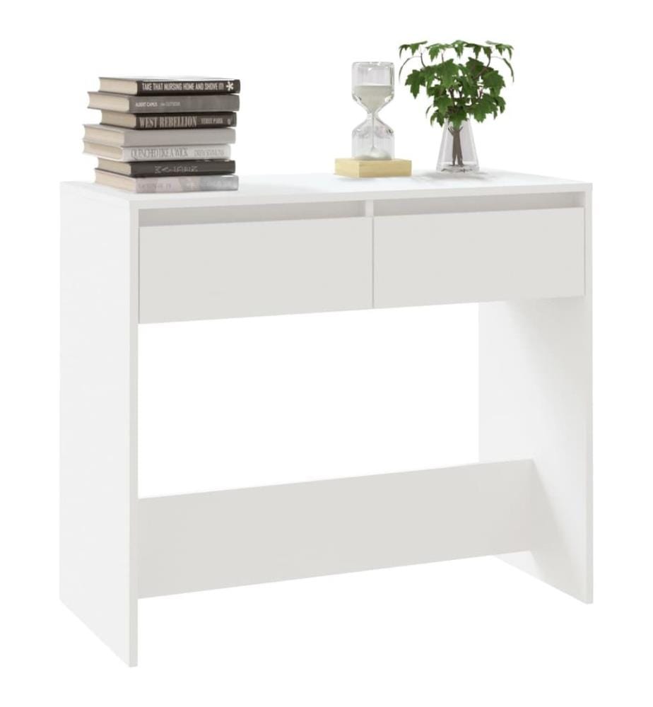 Konsolentisch Weiss 89x41x76,5 cm Holzwerkstoff