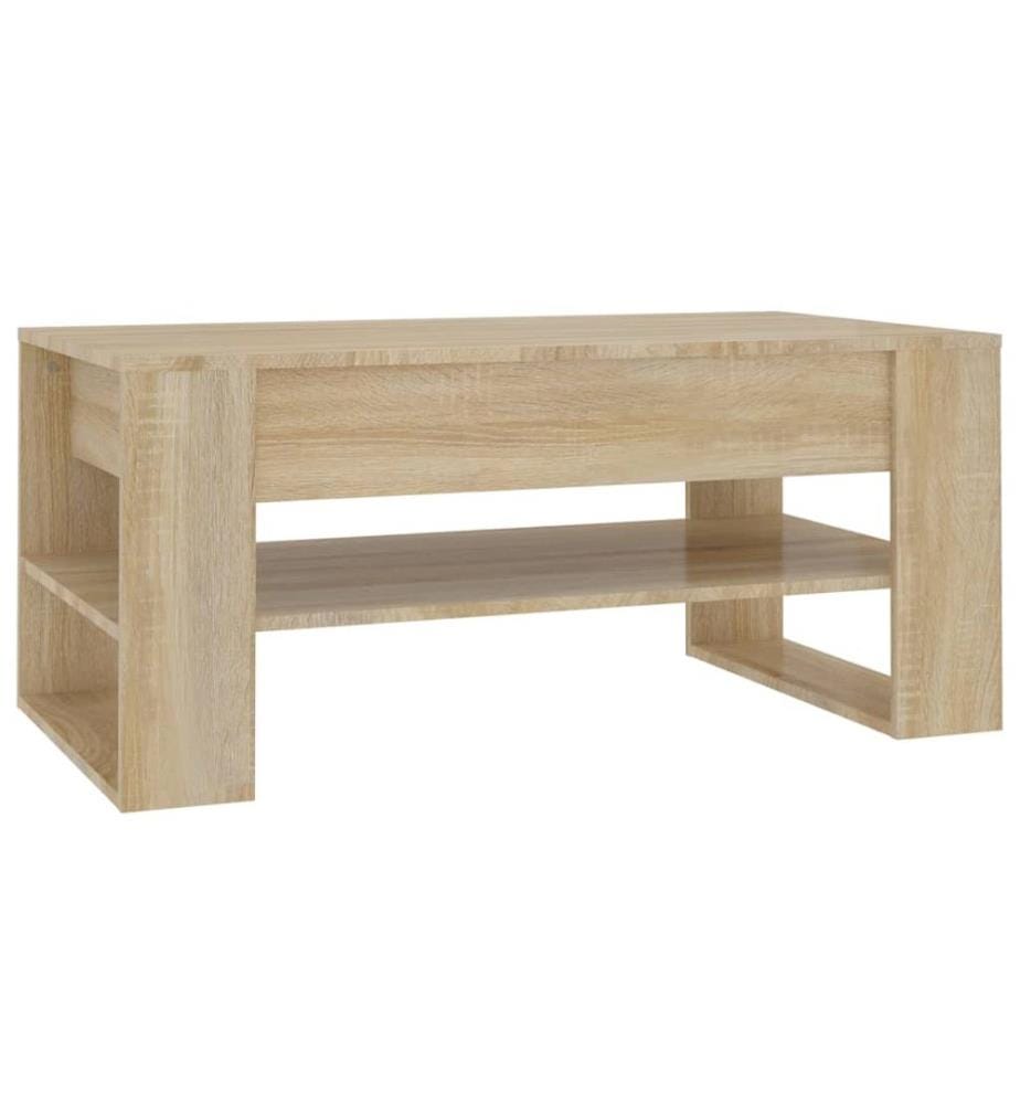 Couchtisch Sonoma-Eiche 102x55x45 cm Holzwerkstoff