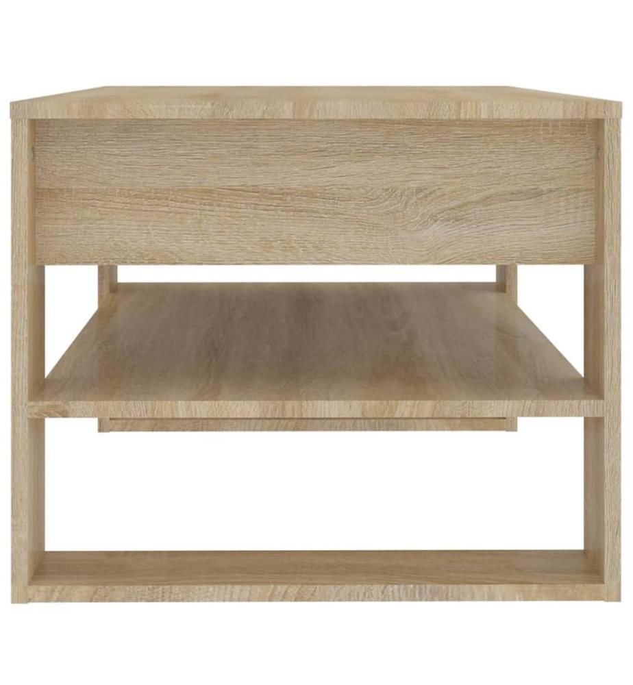 Couchtisch Sonoma-Eiche 102x55x45 cm Holzwerkstoff