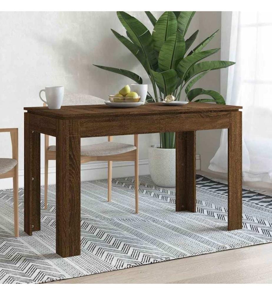 Esstisch Braun Eichen-Optik 120x60x76 cm Holzwerkstoff