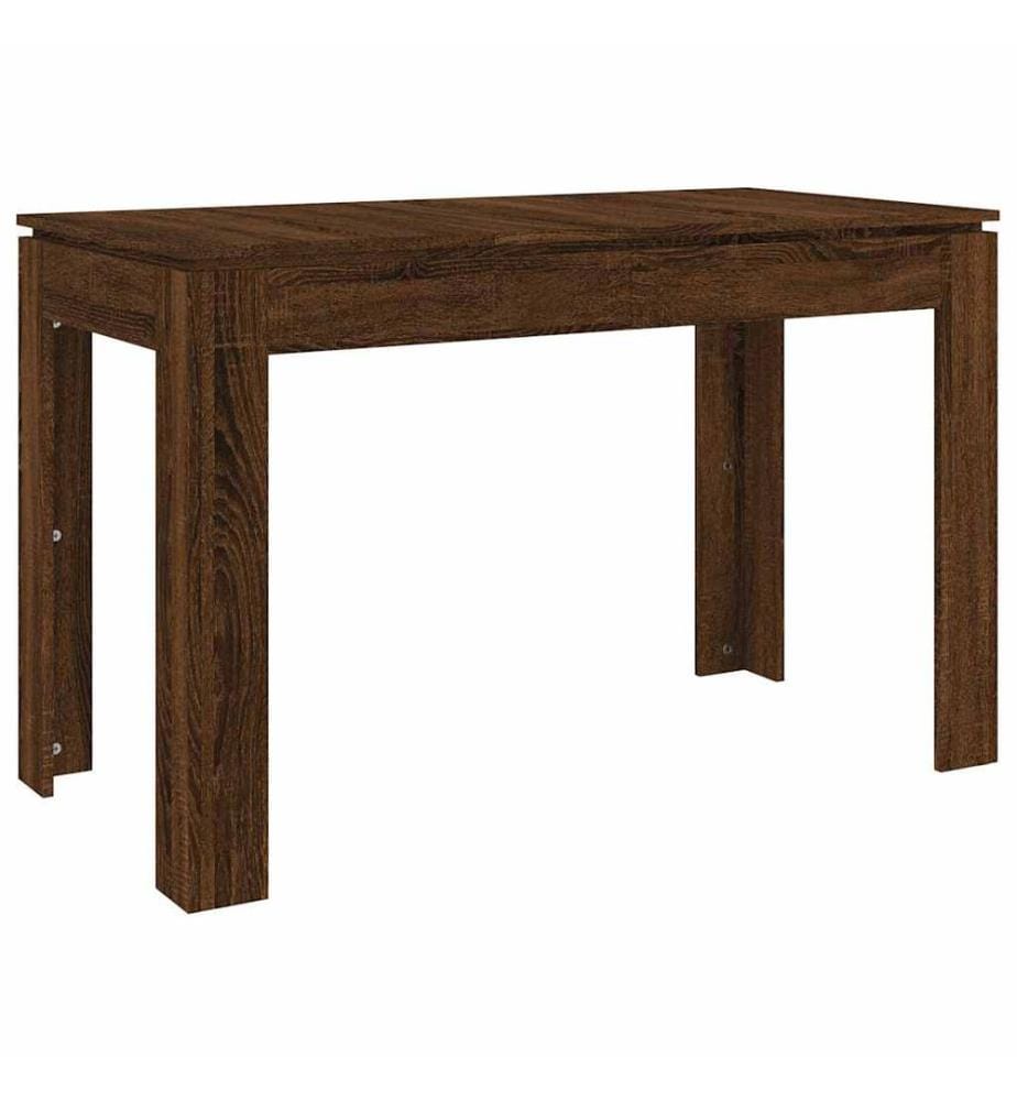 Esstisch Braun Eichen-Optik 120x60x76 cm Holzwerkstoff