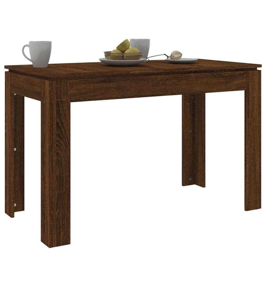 Esstisch Braun Eichen-Optik 120x60x76 cm Holzwerkstoff