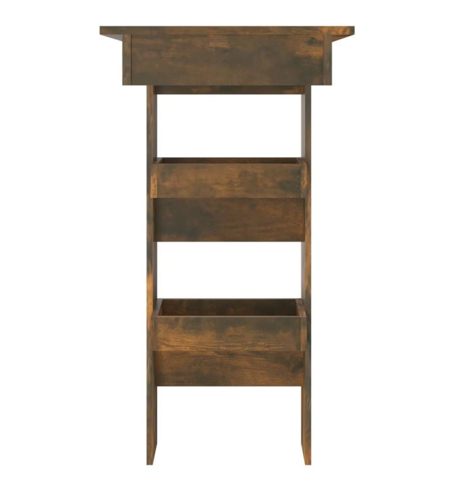 Wand-Bartisch Räuchereiche 102x45x103,5 cm Holzwerkstoff