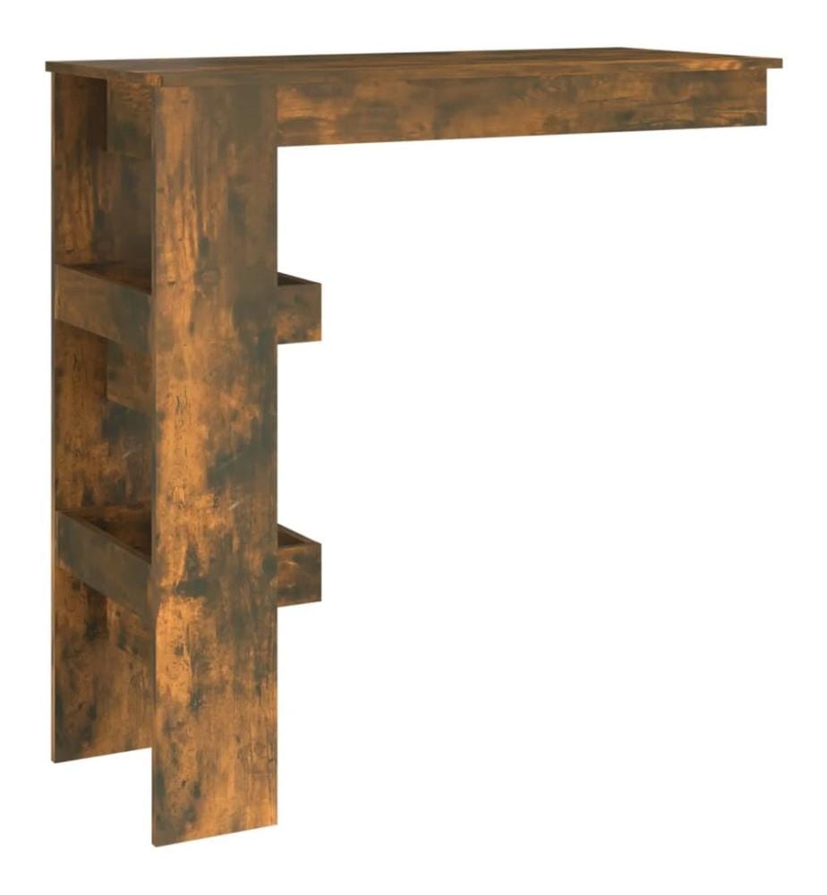 Wand-Bartisch Räuchereiche 102x45x103,5 cm Holzwerkstoff