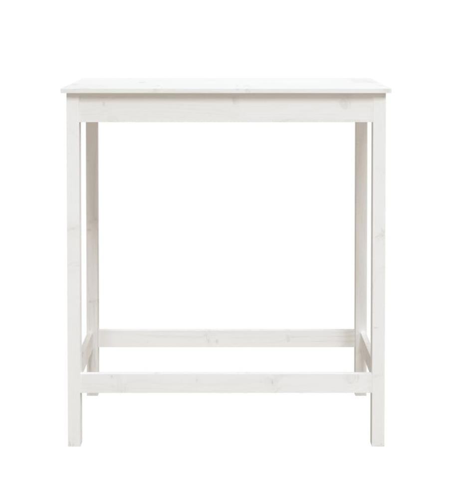 Bartisch Weiss 100x50x110 cm Massivholz Kiefer