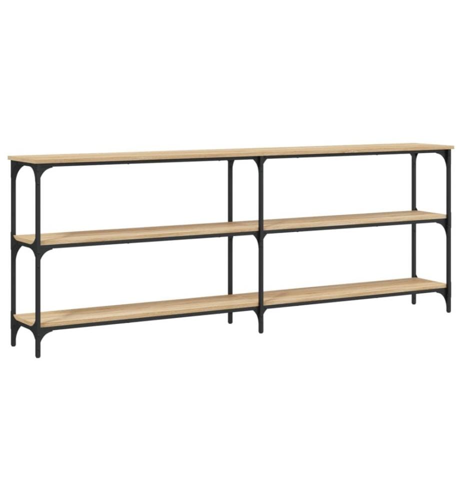 Konsolentisch Sonoma-Eiche 200 x 29 x 75 cm Holzwerkstoff