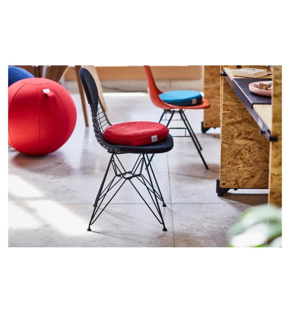 VLUV - Coussin d'assise Stov anthracite Ø 36 cm