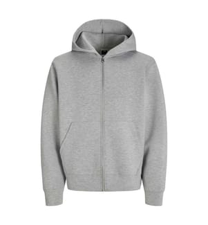 Hoodie - Light-Grey-Melange