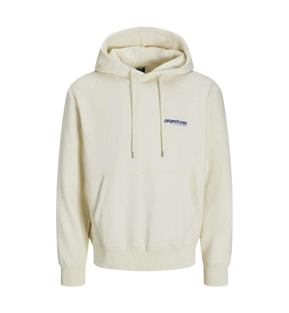 Sweat à capuche imprimé - Blanc