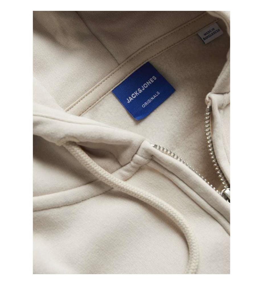 Sweat à capuche zippé - Blanc