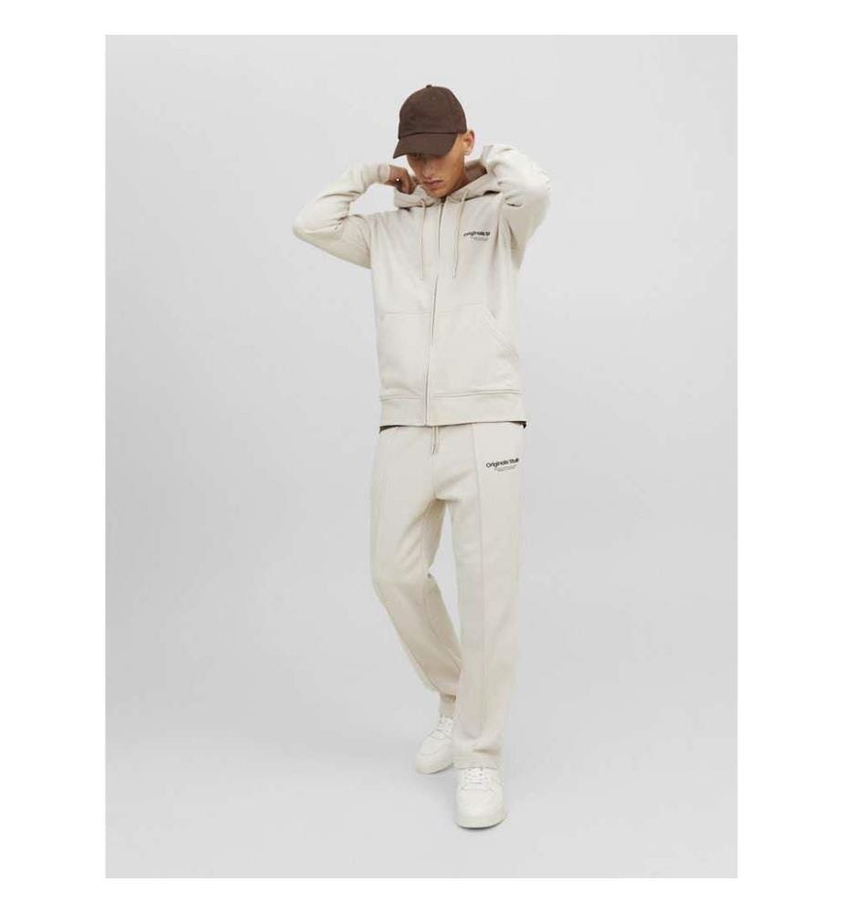 Sweat à capuche zippé - Blanc