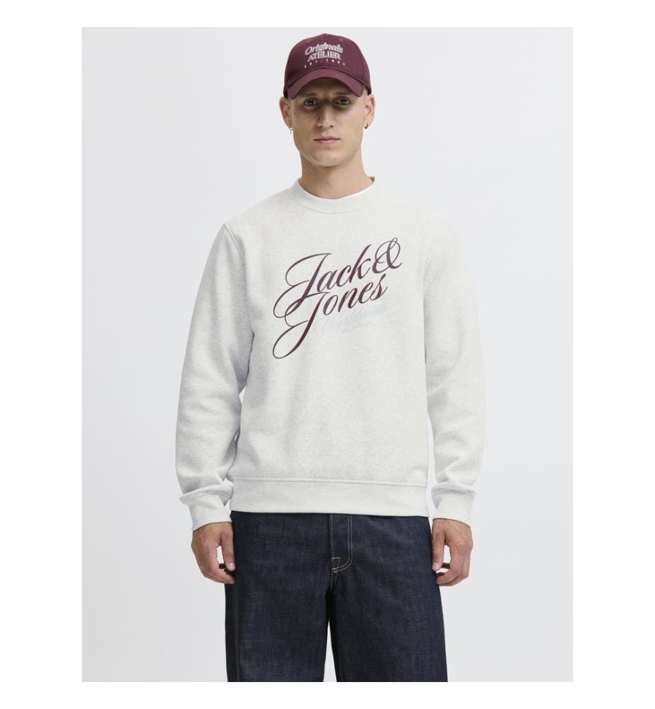 Sweatshirt - Bright White Melange