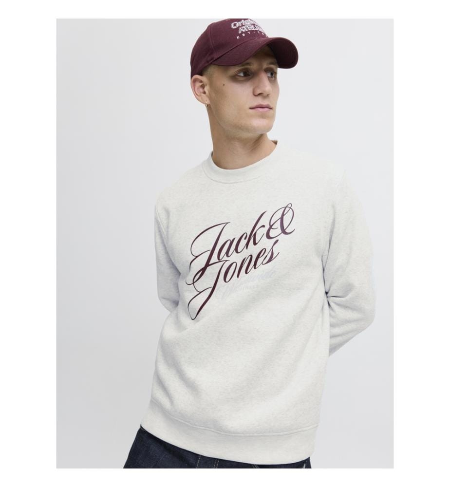 Sweatshirt - Bright White Melange
