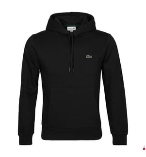 Hoodie en coton biologique - Noir