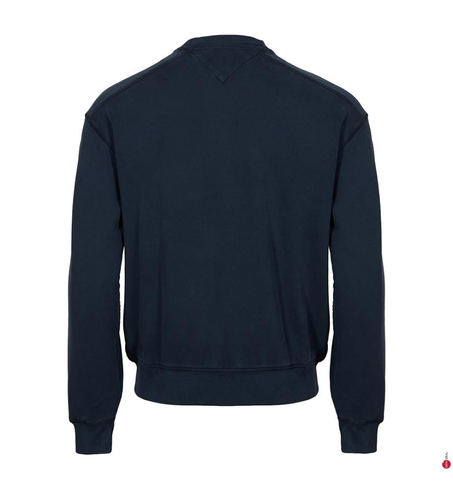 Sweat Varsity Garment Dyed Boxy Regular Fit - Marine