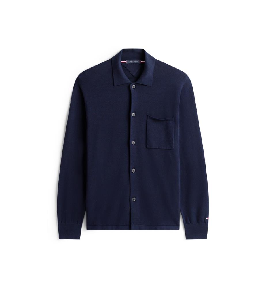 Strickjacke - Blau