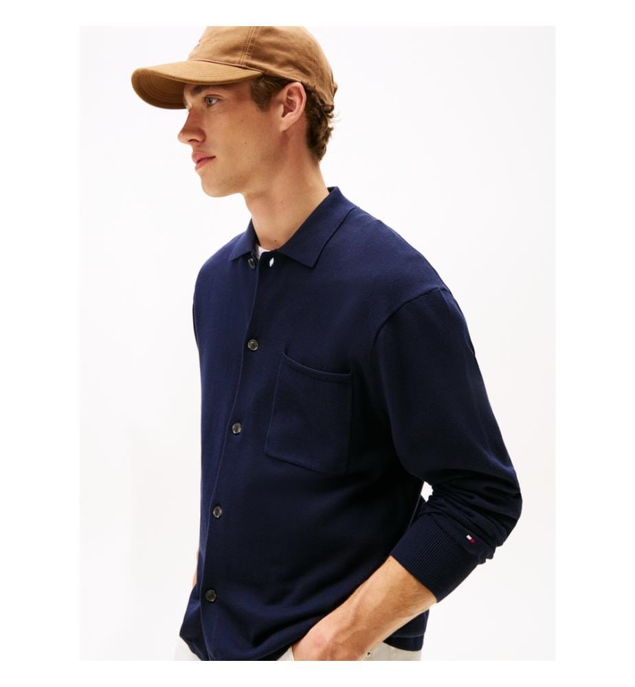 Strickjacke - Blau