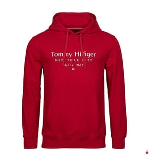 Hoodie Center Stack - Rouge moyen 104 850
