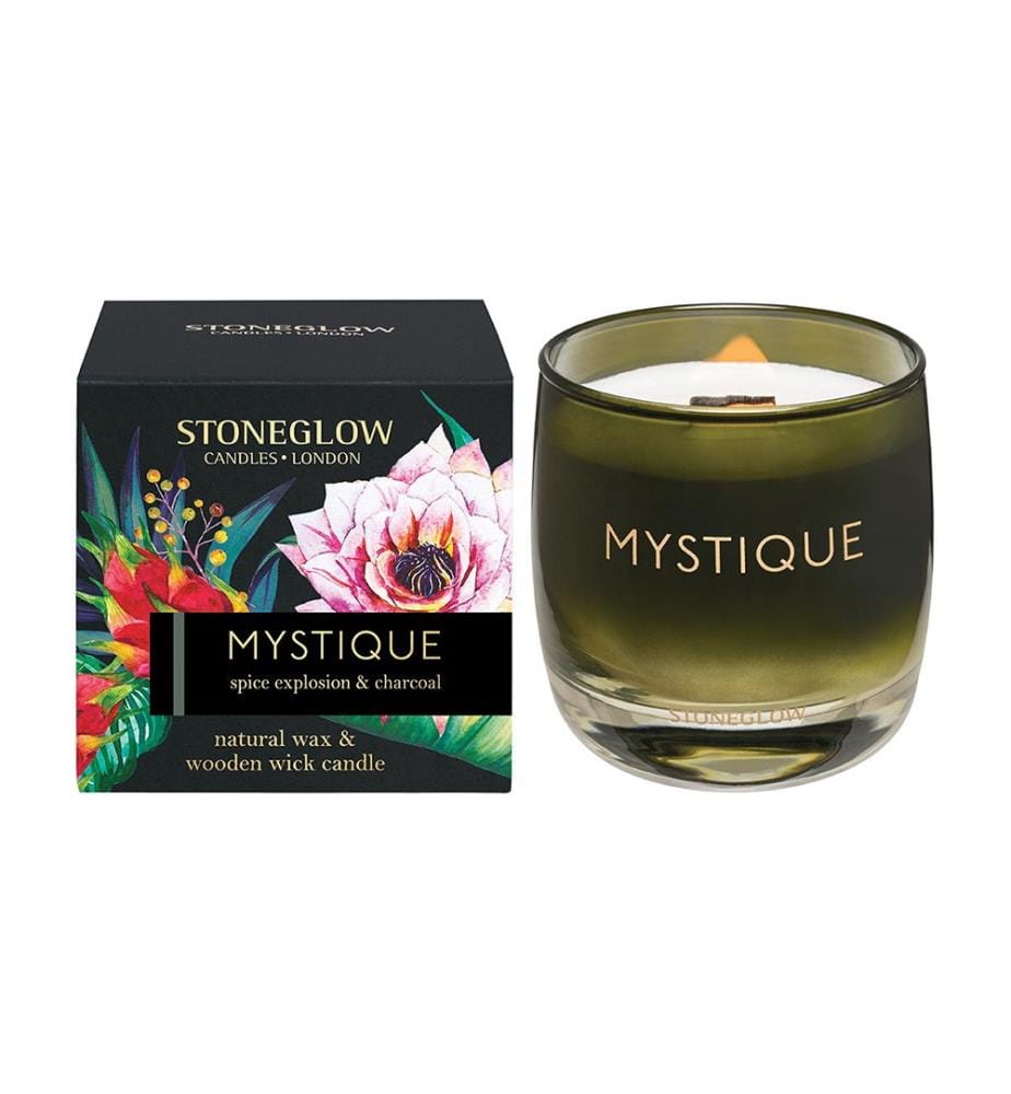 Bougie parfumée Mystique Épices & Charbon - 210 g