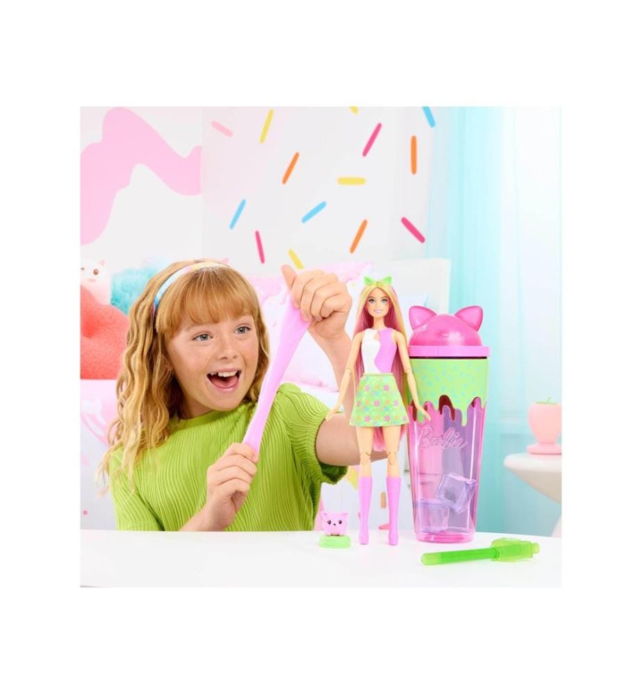 Pop-Puppe Reveal Serie Shakes mit Kätzchen - Rosa