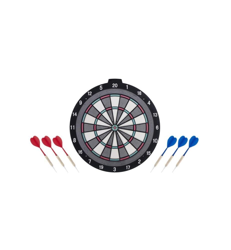 Dartscheibe mit Plastikspitzen Ø 45cm - Schwarz