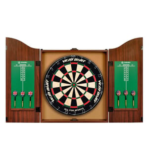 Professionelles Dartspiel Ø 45cm - Modell King'S Head - Braun